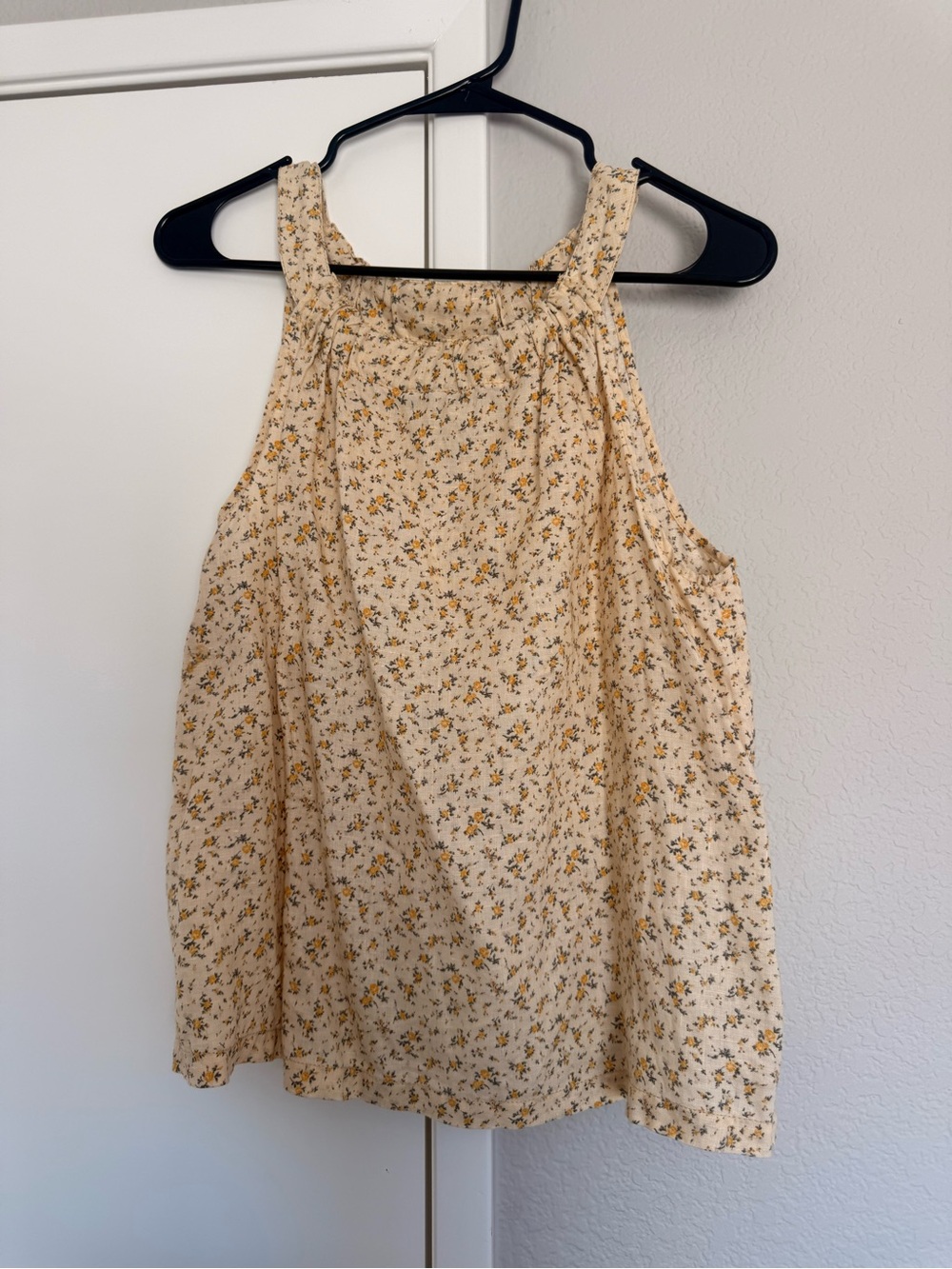 Rachel Zoe Cream Floral Halter Camisole